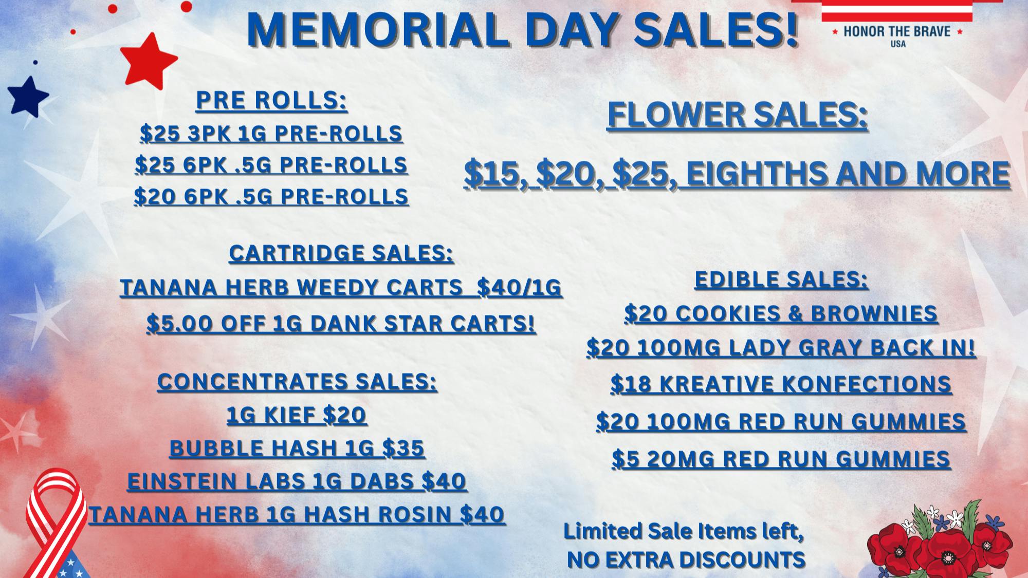 MCC Flight Memorial Day Sales! @ MCC FLIGHT