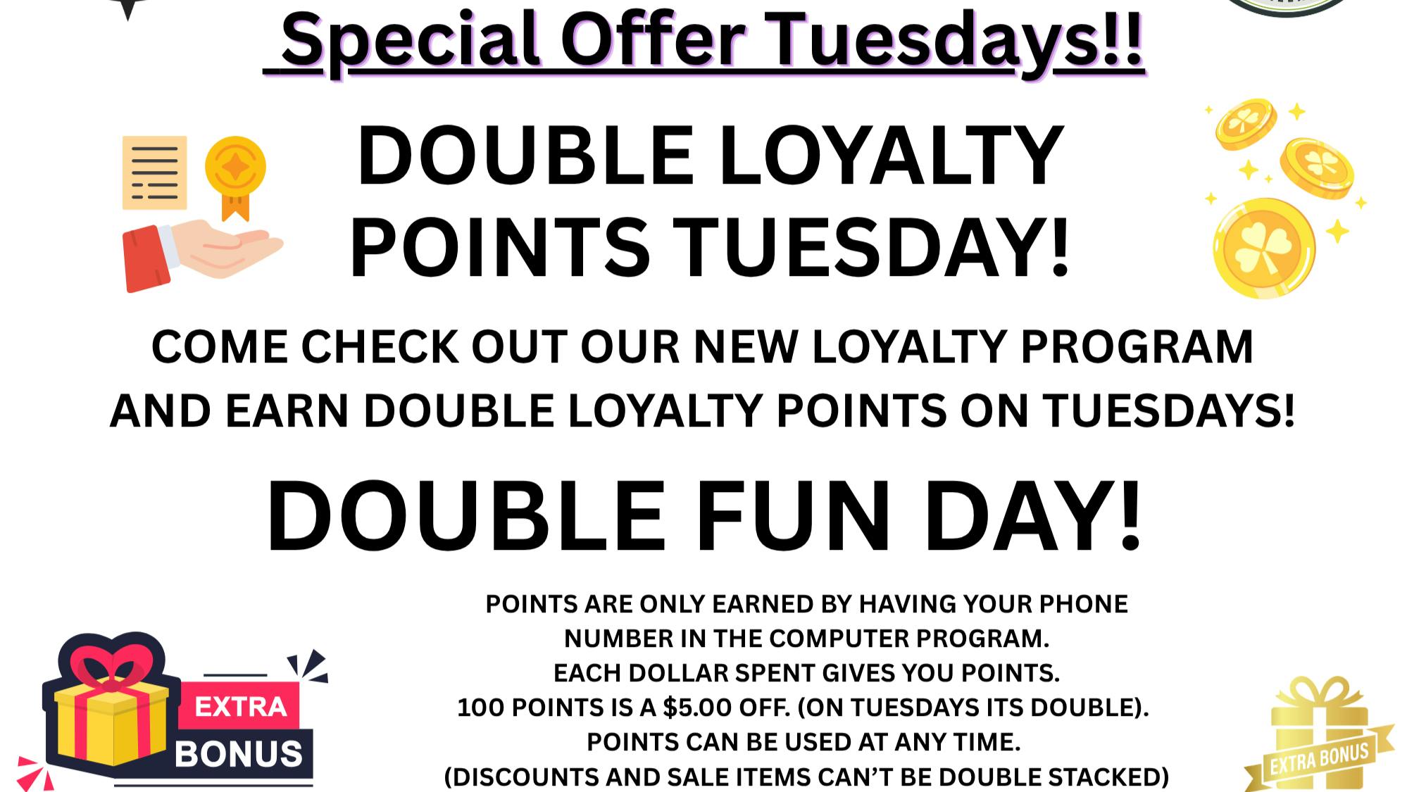 MCC Flight Double point Tuesdays! MCC Flight & Matanuska Cann