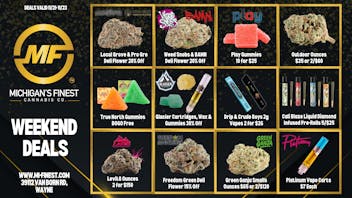 Michigan's Finest Cannabis Co. Weekend Deals at Michigan's Finest Cannabis Co.