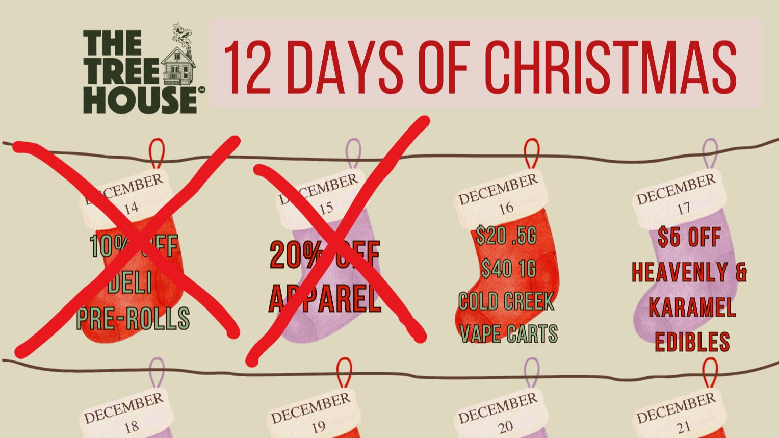 The Tree House - AK 12 Days of Christmas Sale- Day 3 Cold Creek Carts!