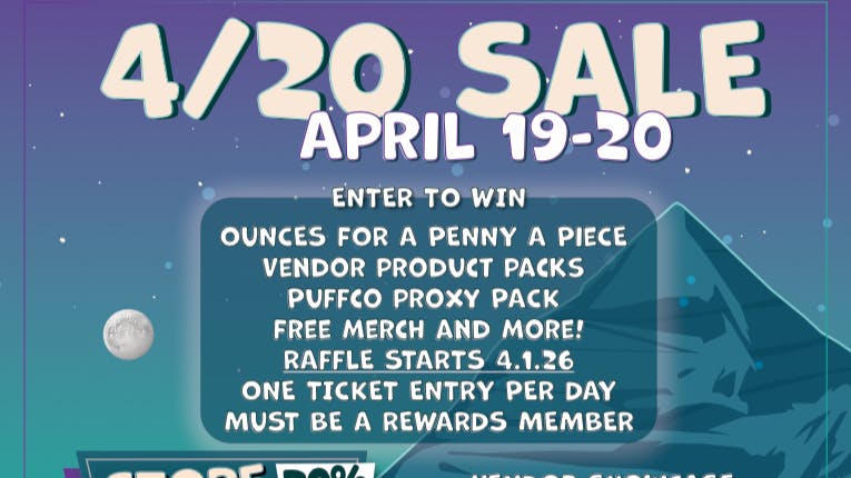 The Tree House - AK THE TREE HOUSE 4/20 CELEBRATION SALE