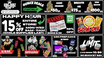 King of Budz - Monroe WEEKLY Deals!!!!