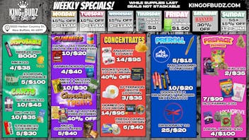 King of Budz - New Buffalo Shop New Buffalo's Lowest Prices !!!