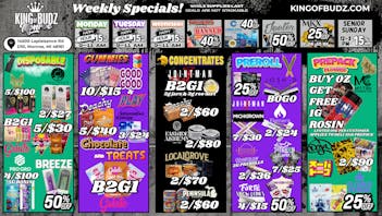 King of Budz - Monroe MONROE WEEKLY DEALS