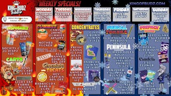 King of Budz Inkster 25 Days of Christmas: Week 2 Deals!