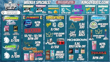 King of Budz - Detroit KOB DETROIT - Weekly Deals!!!