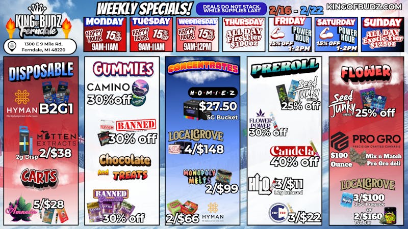 King of Budz - Ferndale 🏅Blaze & Glory!🏅