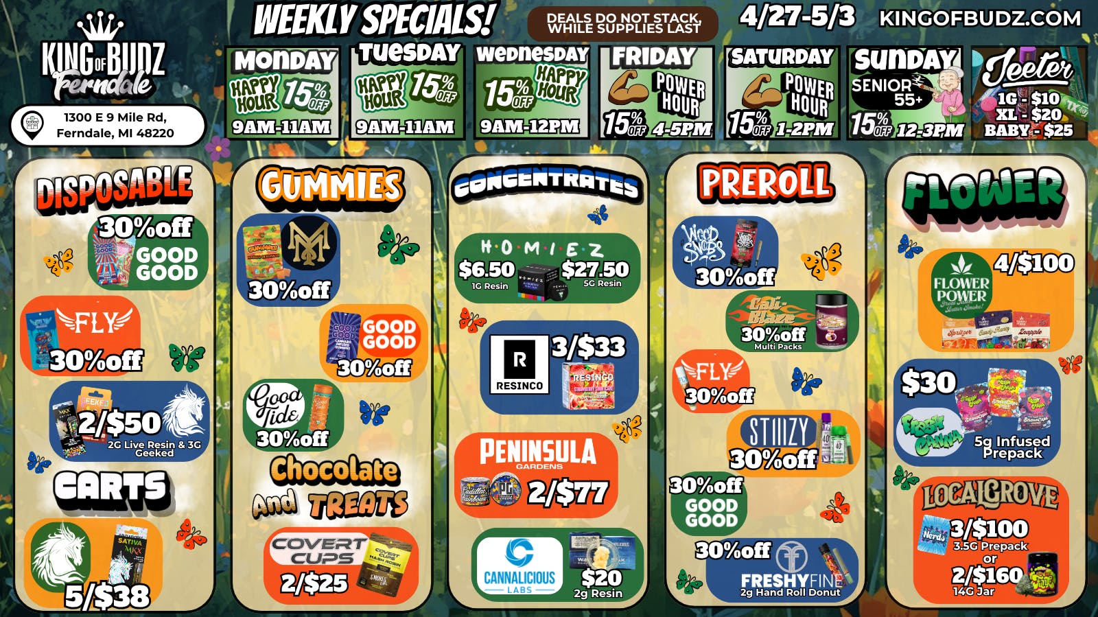 King of Budz - Ferndale 🌷SPRING INTO KOB FERNDALE🌷