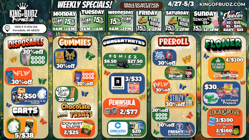 King of Budz - Ferndale 🌷SPRING INTO KOB FERNDALE🌷