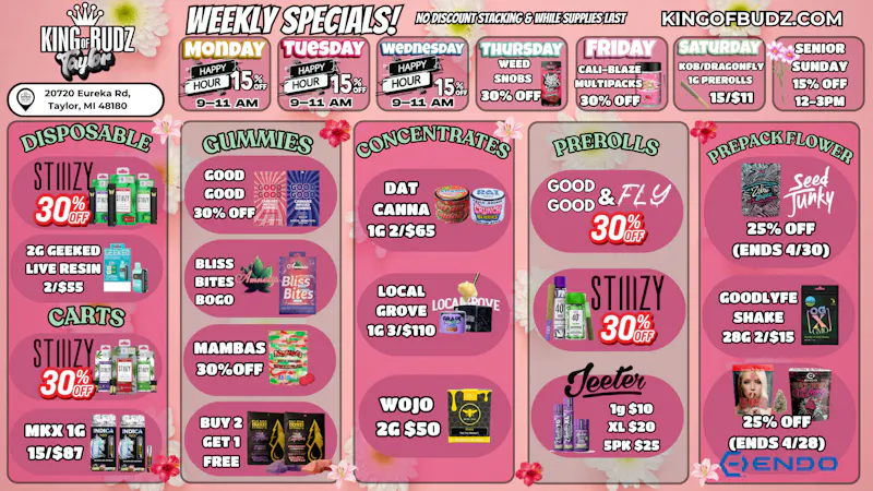 King of Budz Taylor 🌸TAYLOR SPRING DEALS 🌸