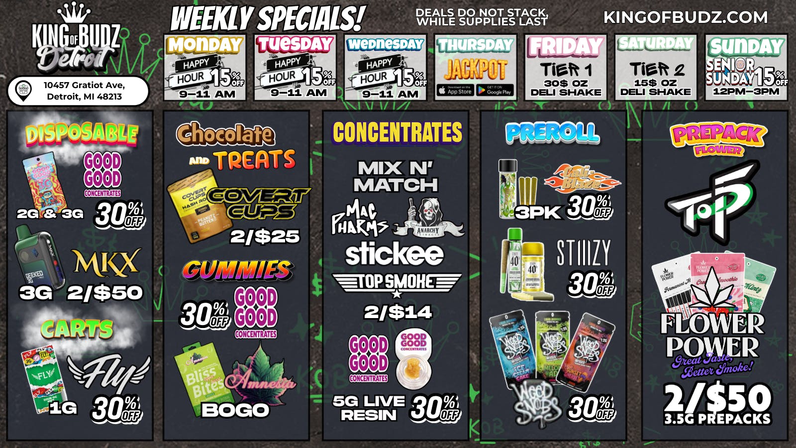 King of Budz - Detroit SPRING INTO DEALS @ KOB DETROIT