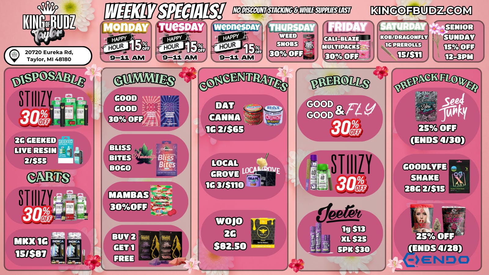 King of Budz Taylor 🌸TAYLOR SPRING DEALS 🌸