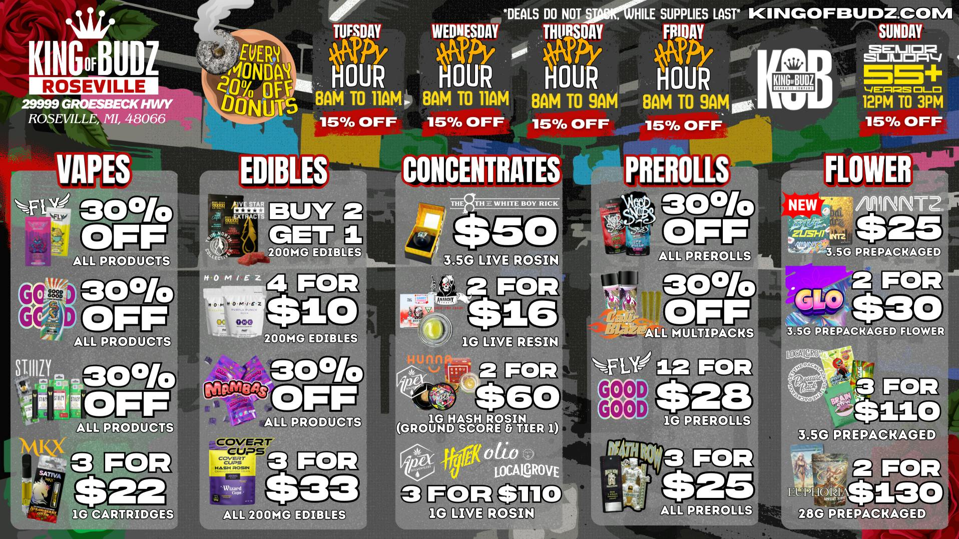 King of Budz Roseville ROSEVILLE DEALS