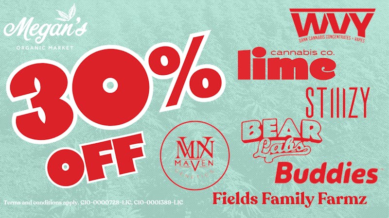 Megan's Organic Market - SLO 30% Off Every Friday