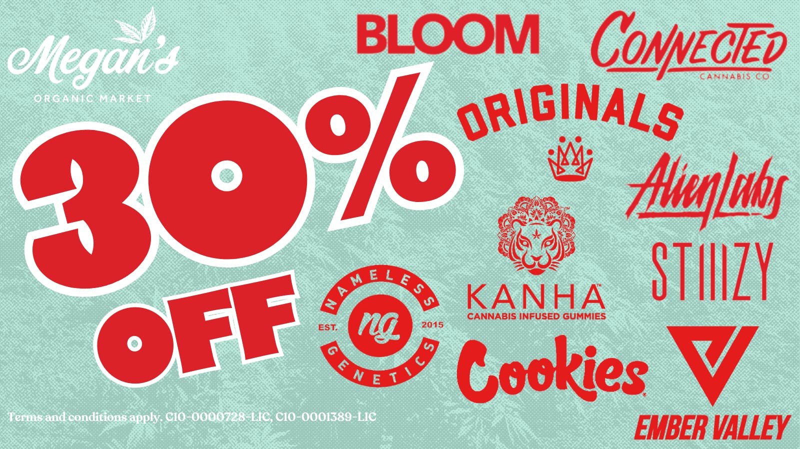 Megan's Organic Market - Goleta 30% Off Saturday