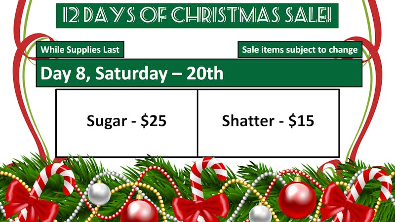 Lakewood Cannabis - Standish 2025 12 Days of Sales - Day 8