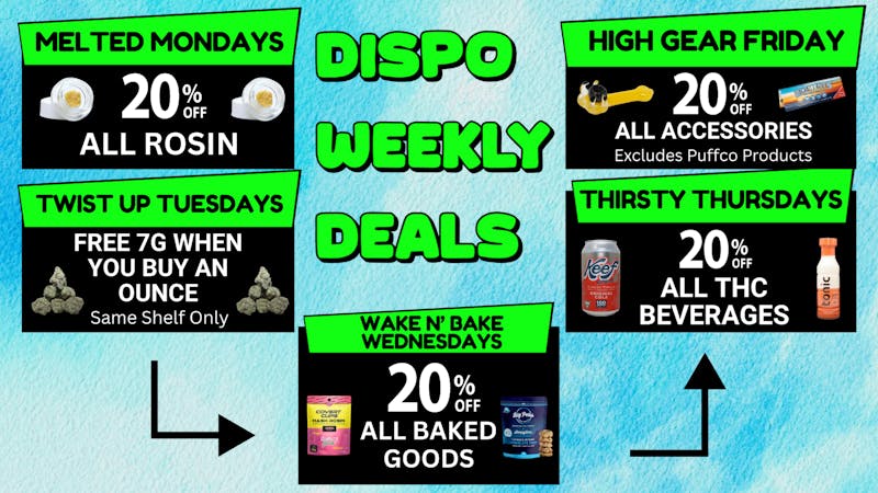 Dispo Hazel Park 🗓️DISPO WEEKLY DEALS🗓️