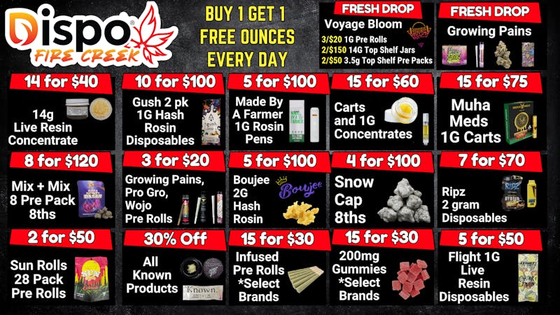 Fire Creek Battle Creek - Recreational 💰BOGO FREE OUNCES🚨