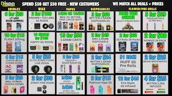 Dispo Hazel Park 🚨FREE $50 NEW CUSTOMERS🚨