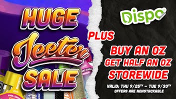 Dispo Bay City North 🎁HUGE JEETER SALE🎁BUY AN OZ GET 14G FREE‼️