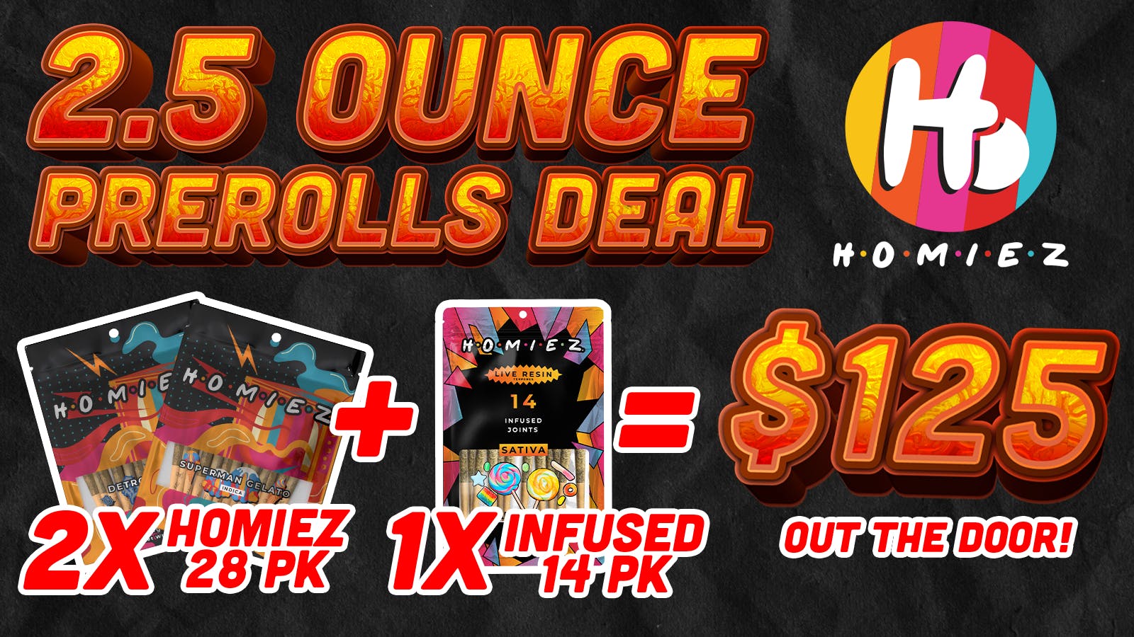 Dispo - Whitmore Lake 🔥2.5 OUNCE PRE ROLL DEAL💨