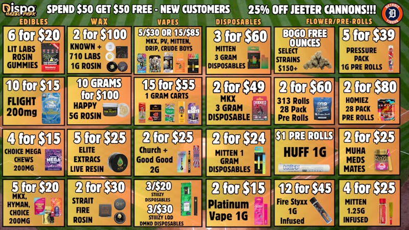 Dispo Hazel Park DISPO🎁FREE $50➡️NEW CUSTOMERS💰