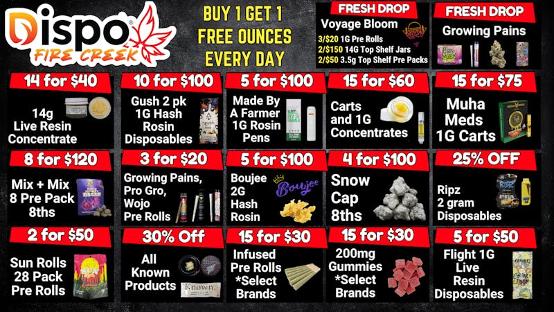 Fire Creek Battle Creek - Recreational 💰BOGO FREE OUNCES🚨