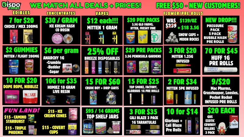 Dispo Romeo 🦃OPEN TIL MIDNIGHT⏰FREE $50➡️NEW CUSTOMERS🔥