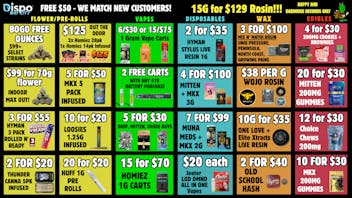 Dispo Bay City South 🦃FREE $50🔥NEW CUSTOMERS🍗15G/$129 ROSIN🤯