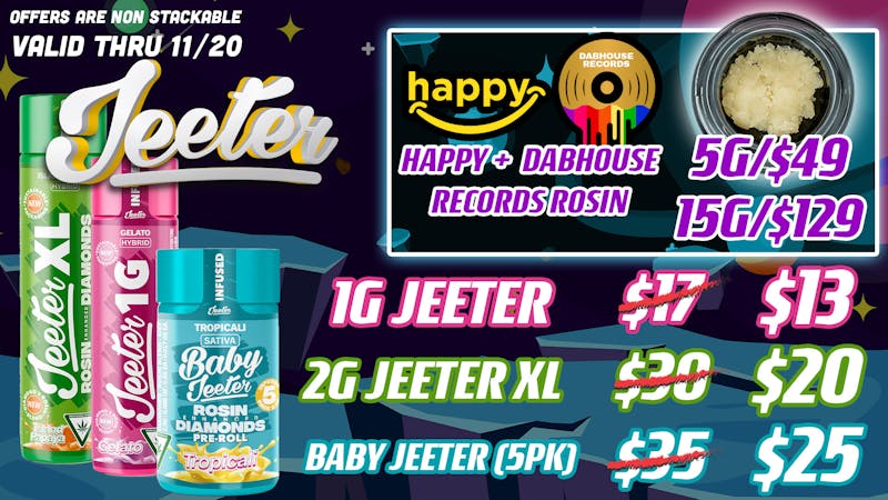 Dispo Romeo 🤯BELOW STATE MIN JEETER SALE - ENDS 11/20😱