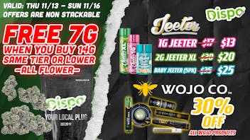 Dispo Hazel Park FREE 7G WHEN YOU BUY 14G🎁30% OFF ALL WOJO PRODUCT