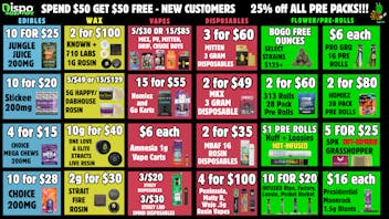 Dispo Hazel Park 🦃$50 Free🍗New Customers🔥25% OFF PRE PACKS🦃