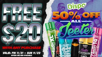 Dispo Romeo 💰FREE $20 ALL WEEKEND LONG + 50% OFF JEETER🎁