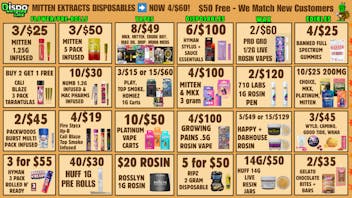 Dispo - Whitmore Lake 🦃$50 Free🔥New Customers🍗15G/$129 ROSIN🤯