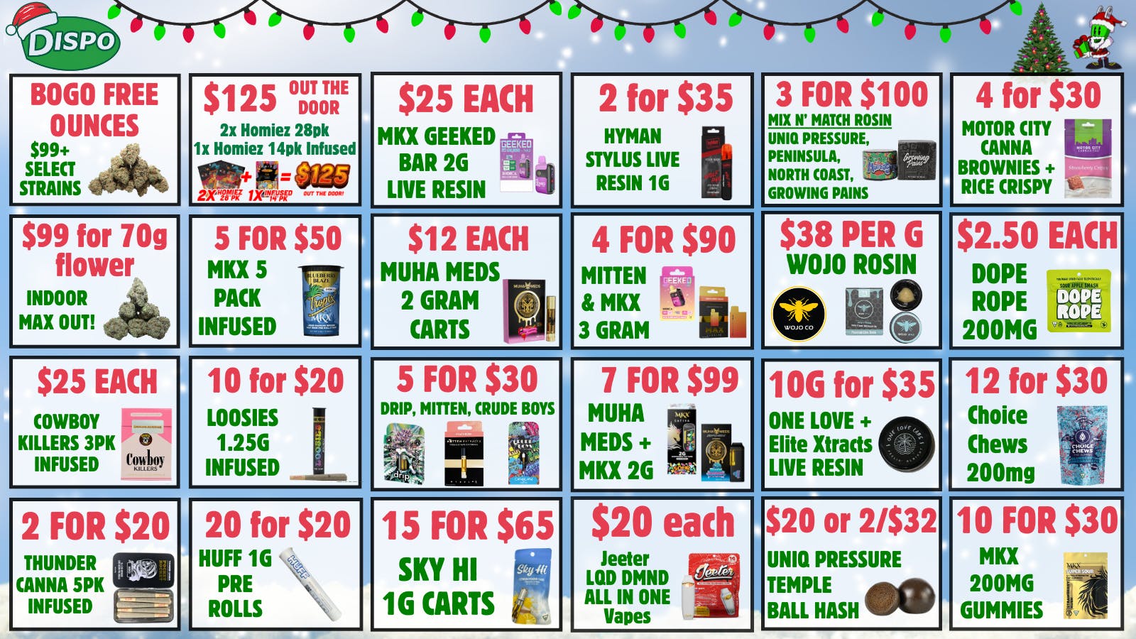 Dispo Bay City South 🎅🏼FREE $50🎄NEW CUSTOMERS🎁15G/$129 ROSIN💨