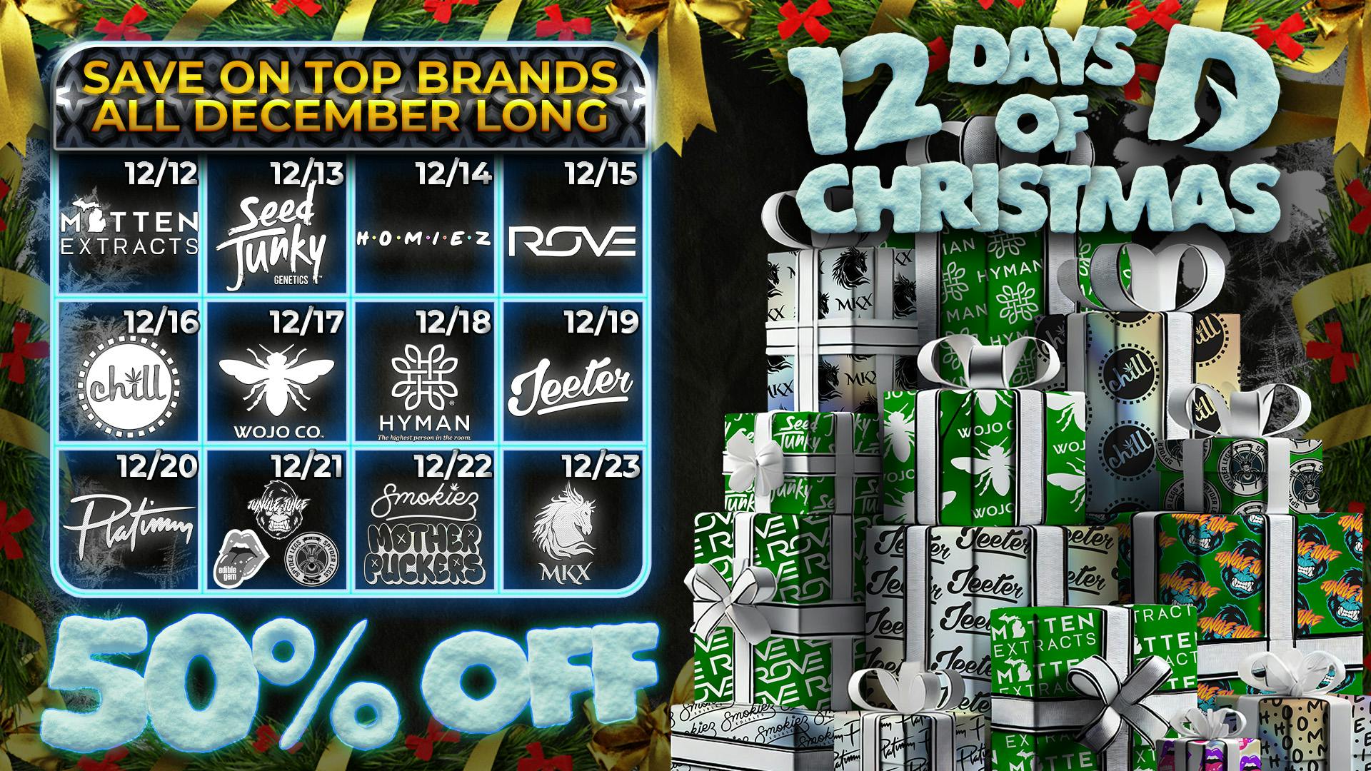 Dispo Hazel Park 🎁50% OFF TOP BRANDS - 12 DAYS OF CHRISTMAS🎁