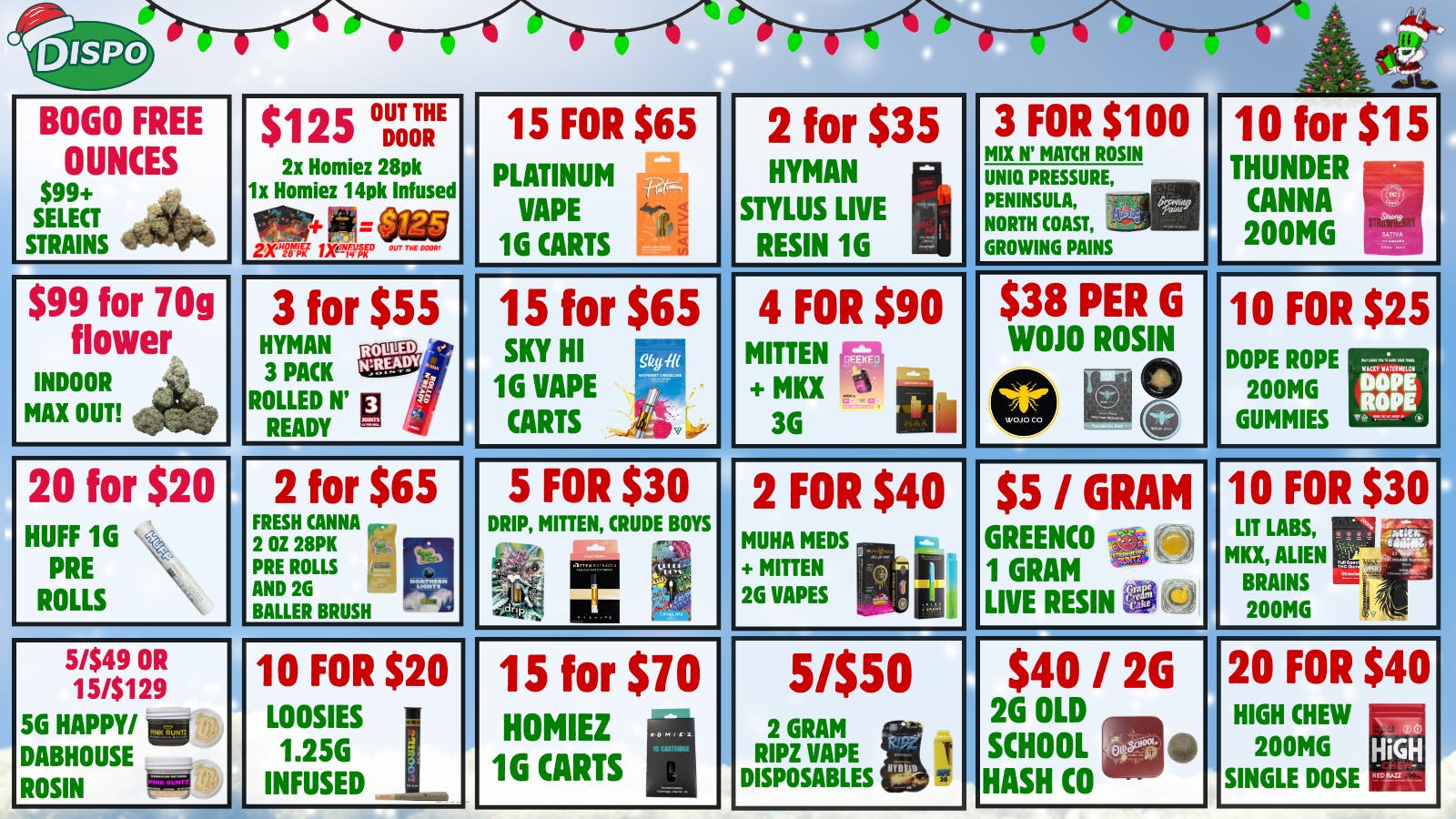 Dispo Bay City North 🎅🏼$50 Free🎄New Customers🎁