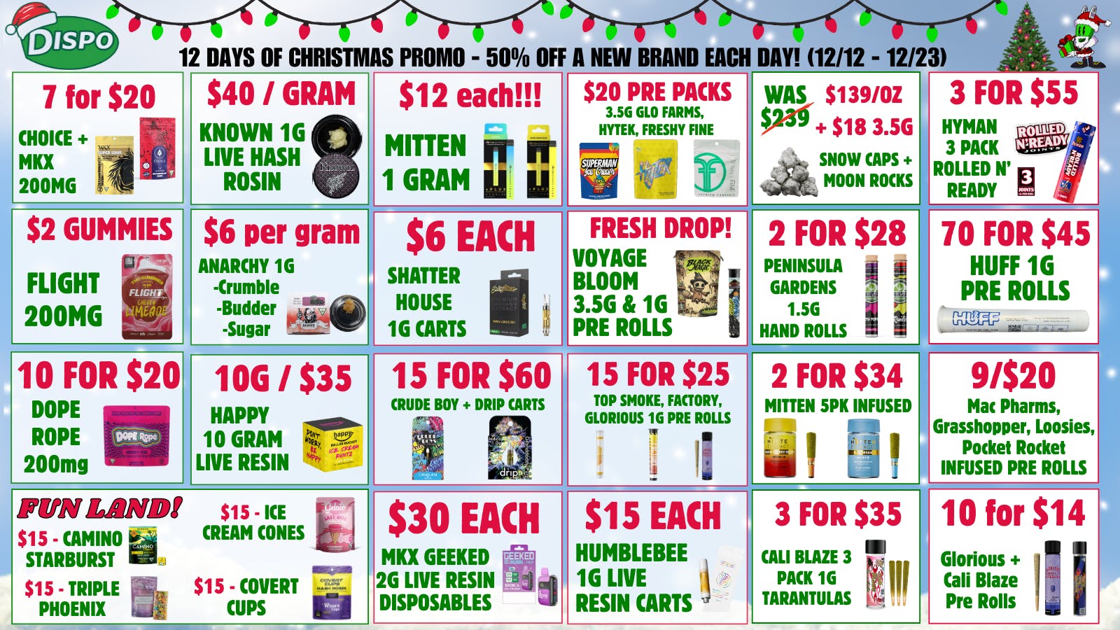 Dispo Romeo 🎅🏼DISPO CHRISTMAS DEALS🎄FREE $50 NEW CUSTOMERS