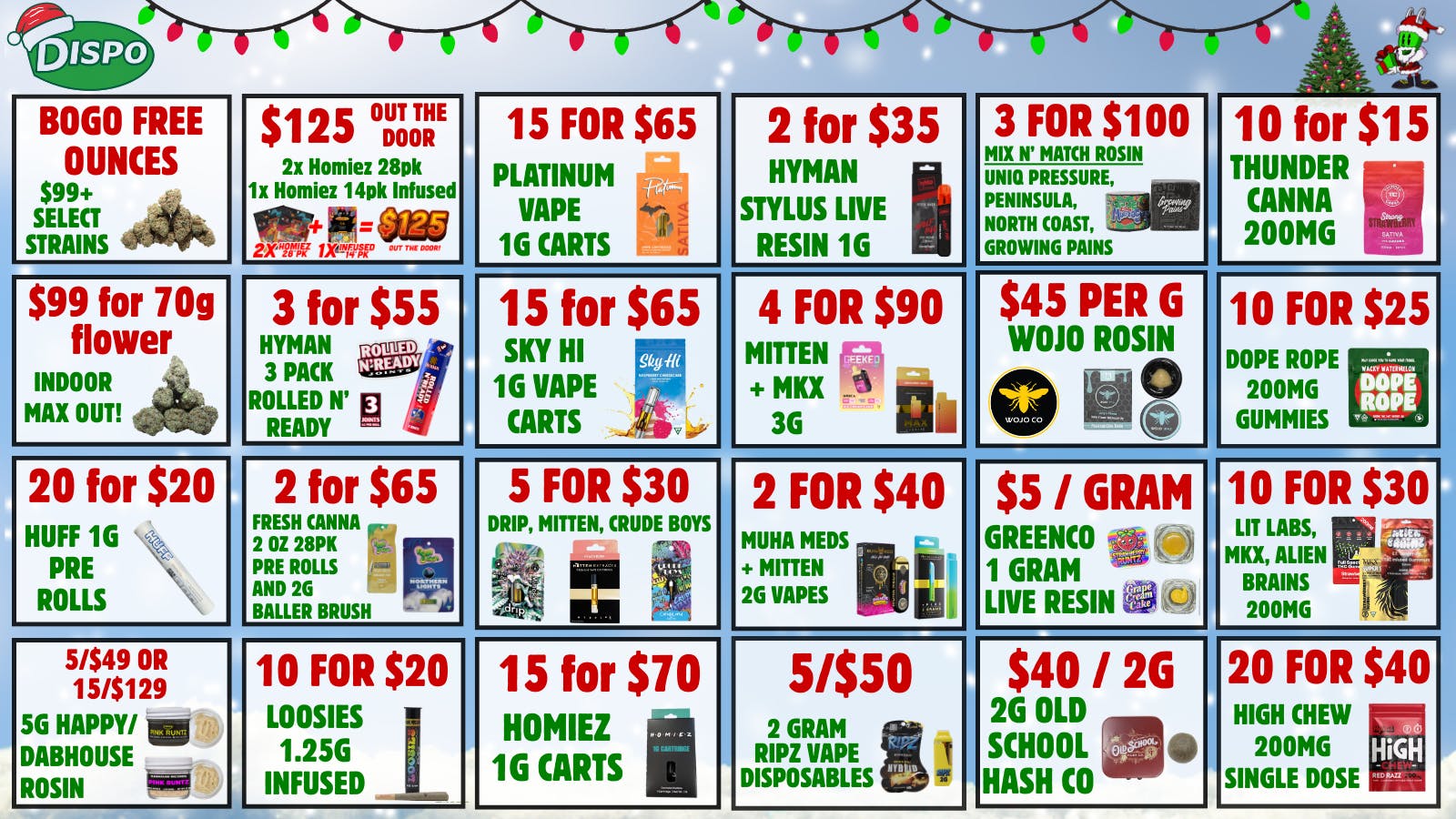 Dispo Bay City North 🎅🏼$50 Free🎄New Customers🎁