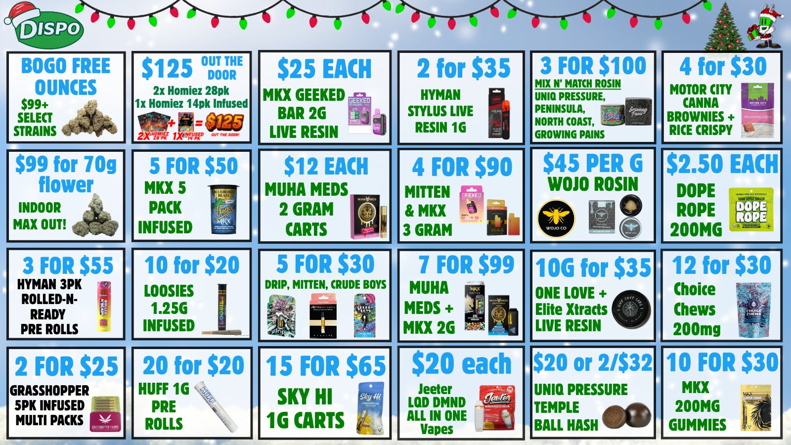 Dispo Bay City South 🎅🏼FREE $50🎄NEW CUSTOMERS🎁15G/$129 ROSIN💨