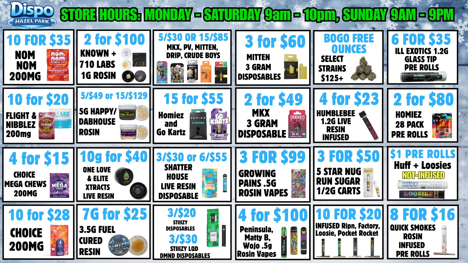 Dispo Hazel Park ☃️🎉HAPPY NEW YEAR FROM DISPO🎊🍾