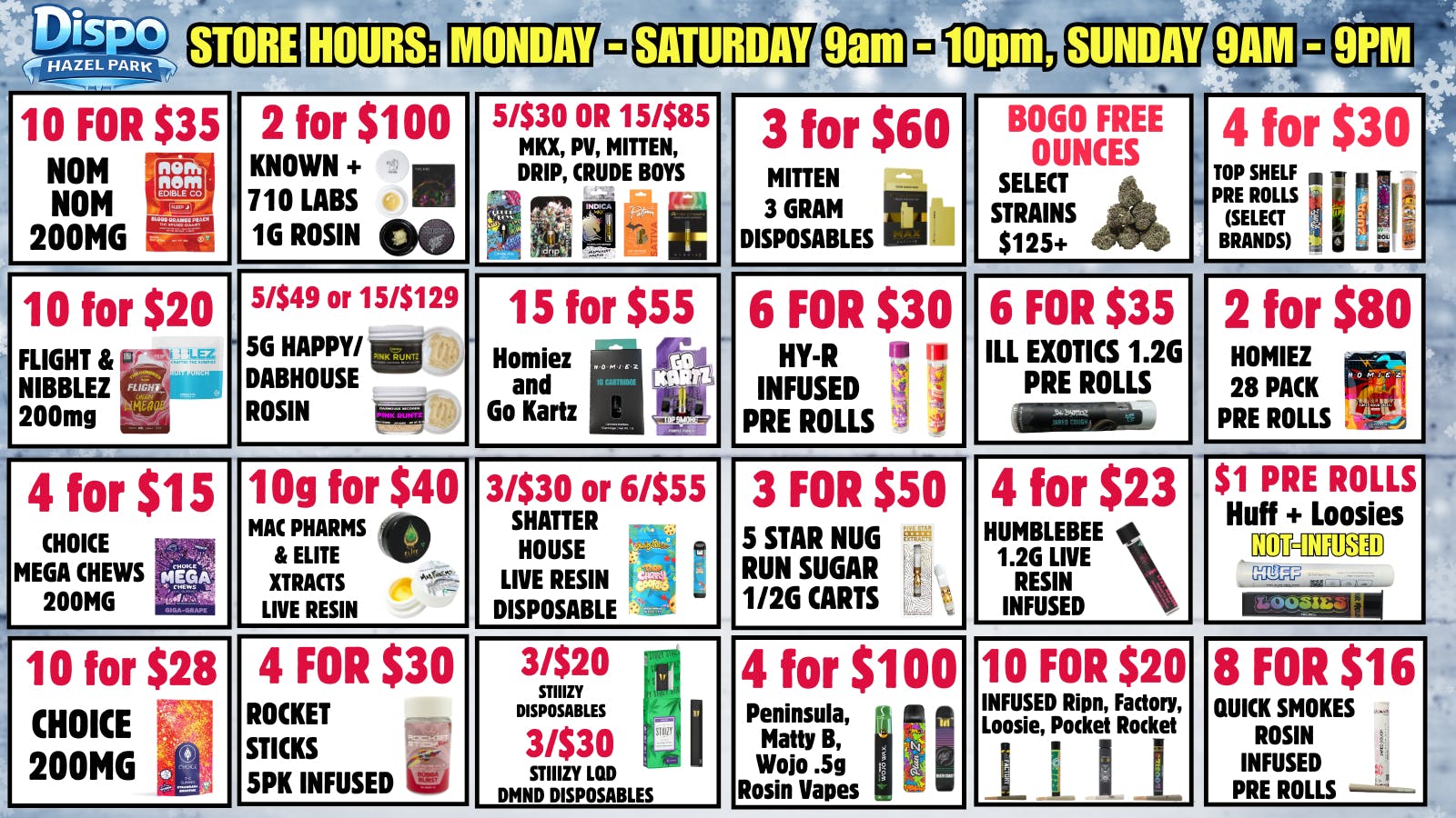 Dispo Hazel Park ☃️🎉HAPPY NEW YEAR FROM DISPO🎊🍾