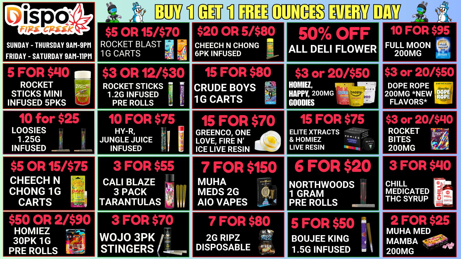 Fire Creek Battle Creek - Recreational ☃️B1G1 FREE OUNCES❄️EVERY DAY🏂