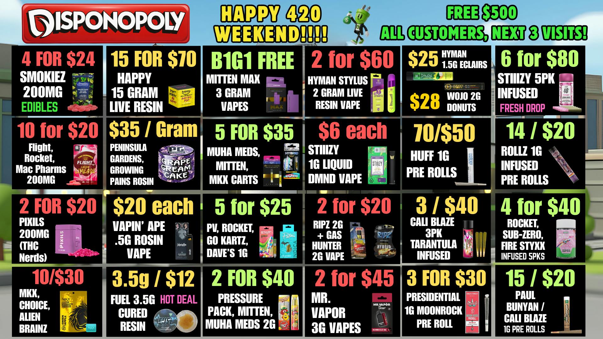 Dispo Romeo 🎲B1G1 FREE OUNCES🎰+ $500 FREE ALL CUSTOMERS💰