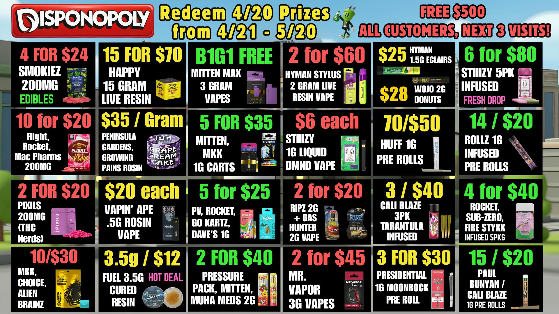 Dispo Romeo 🎲B1G1 FREE OUNCES🎰+ $500 FREE ALL CUSTOMERS💰