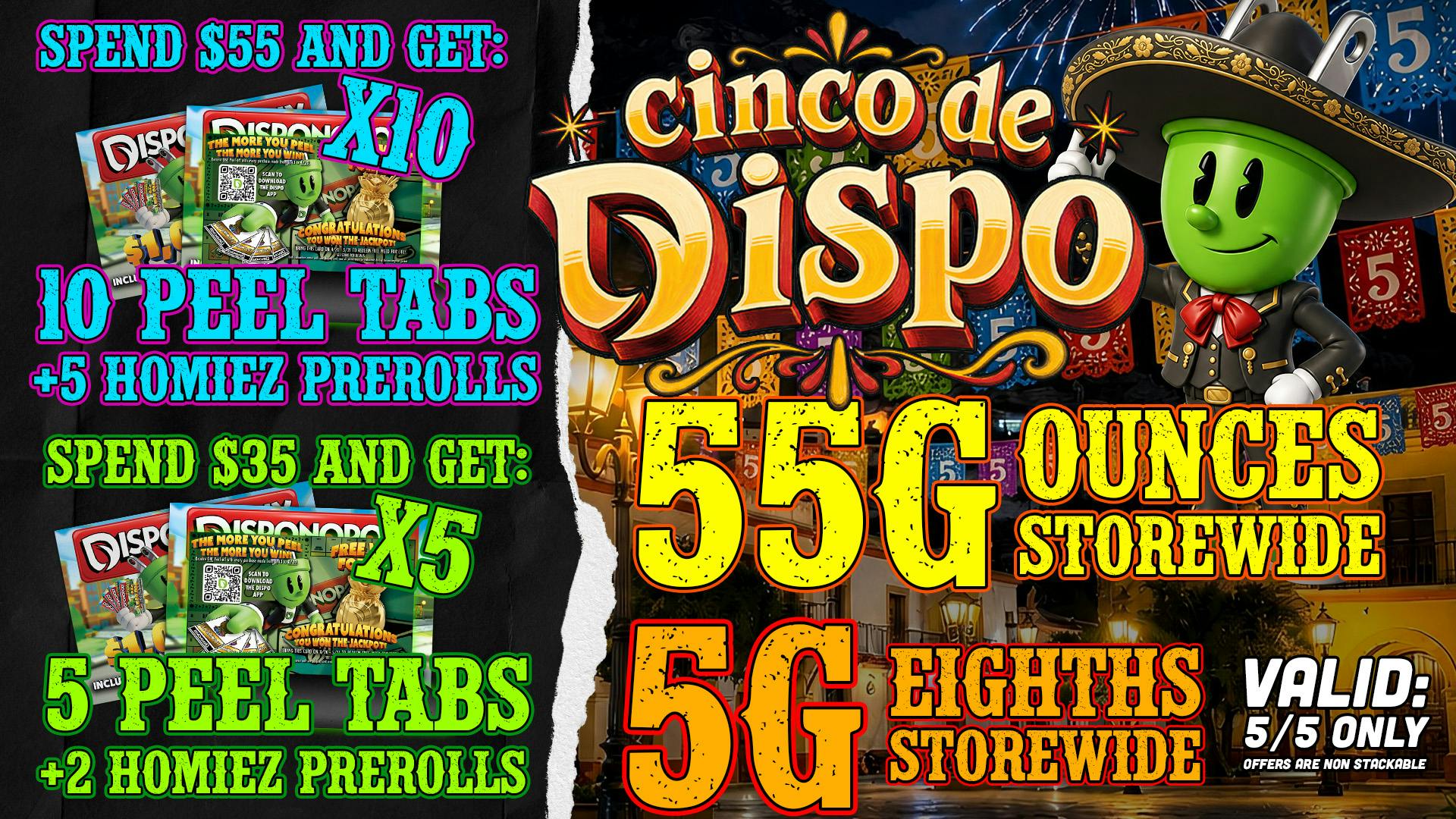 Dispo - Whitmore Lake 🤠55 Gram Ounces🇲🇽Spend $55 Get 10 Peel Tabs🇲🇽