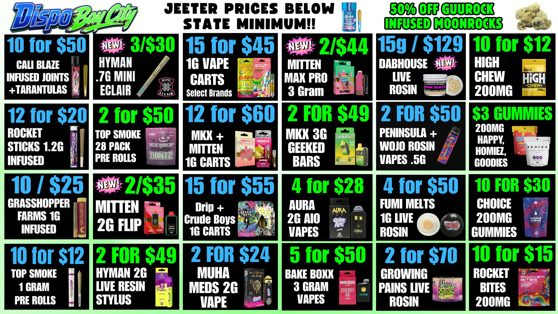 Dispo Bay City North 🎁B1G1 FREE OUNCES🎁+ $500 FREE ALL CUSTOMERS💰