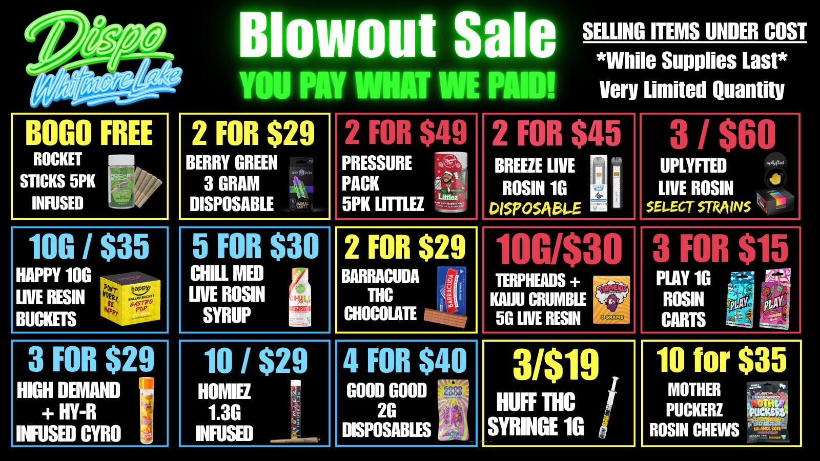 Dispo - Whitmore Lake 🎁YOU PAY WHAT WE PAID🎁BLOWOUT SALE🤯