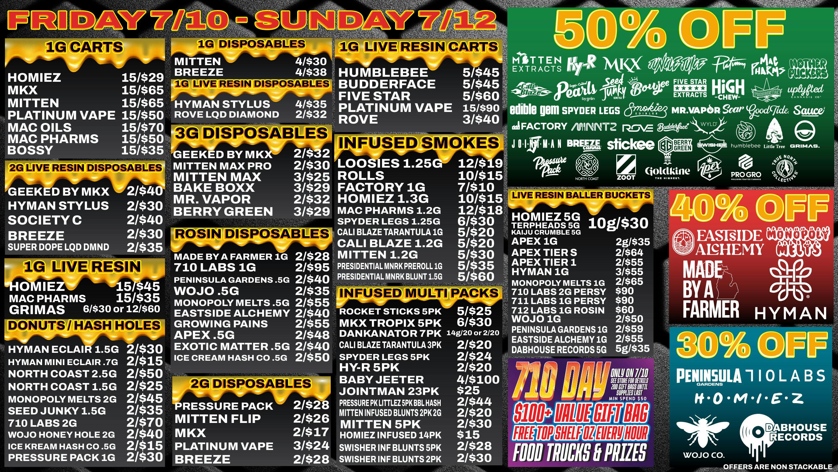 Dispo Bay City North 🎁1st 200 GET FREE GIFT BAGS ON 7/10🎁+50% OFF😈
