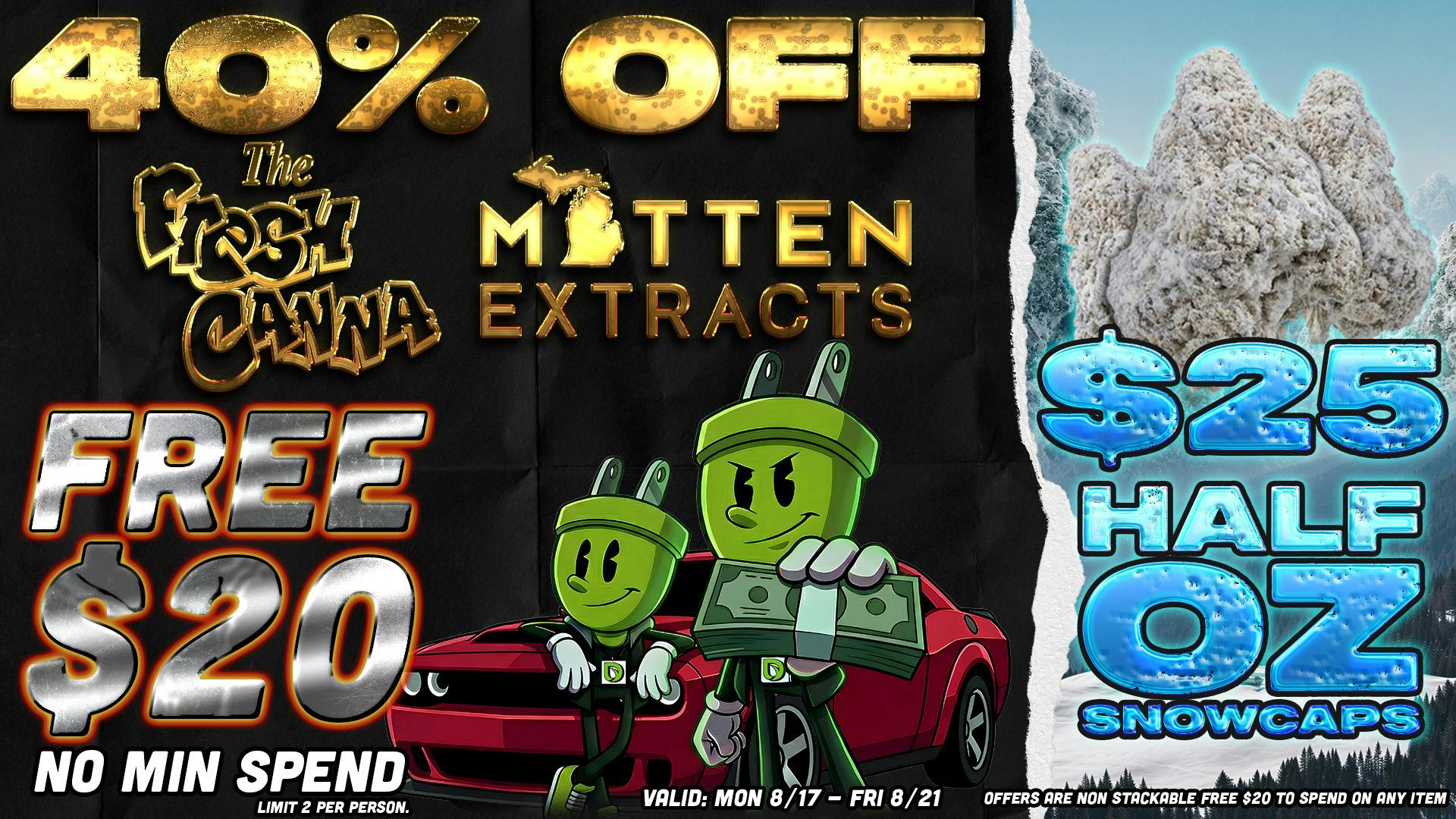 Dispo Bay City North FREE $20🎁40% OFF MITTEN EXTRACTS + FRESH CANNA🎁